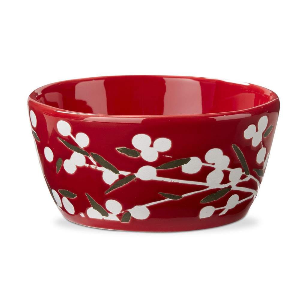 Sprig Snack Bowl  TAG Red  