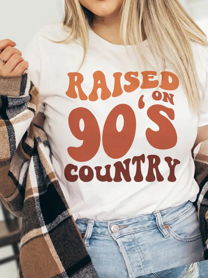 Raised on 90's Country Tee  House of Rodan   