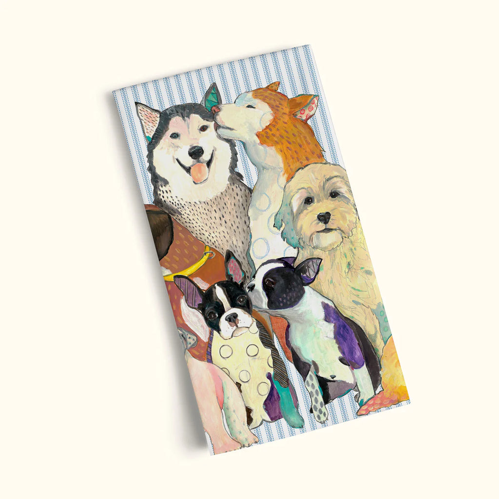 First Kiss Tea Towel  Werkshoppe   