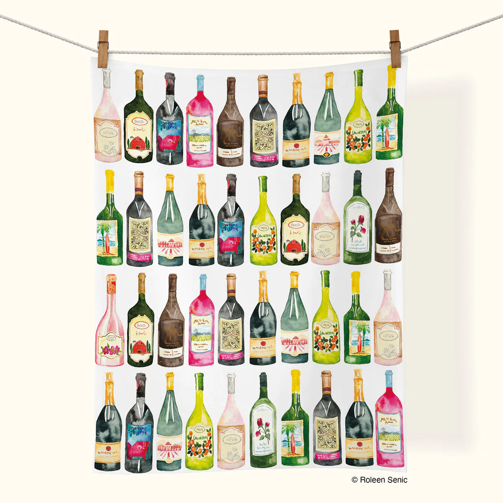 Wine Cellar Tea Towel  Werkshoppe   