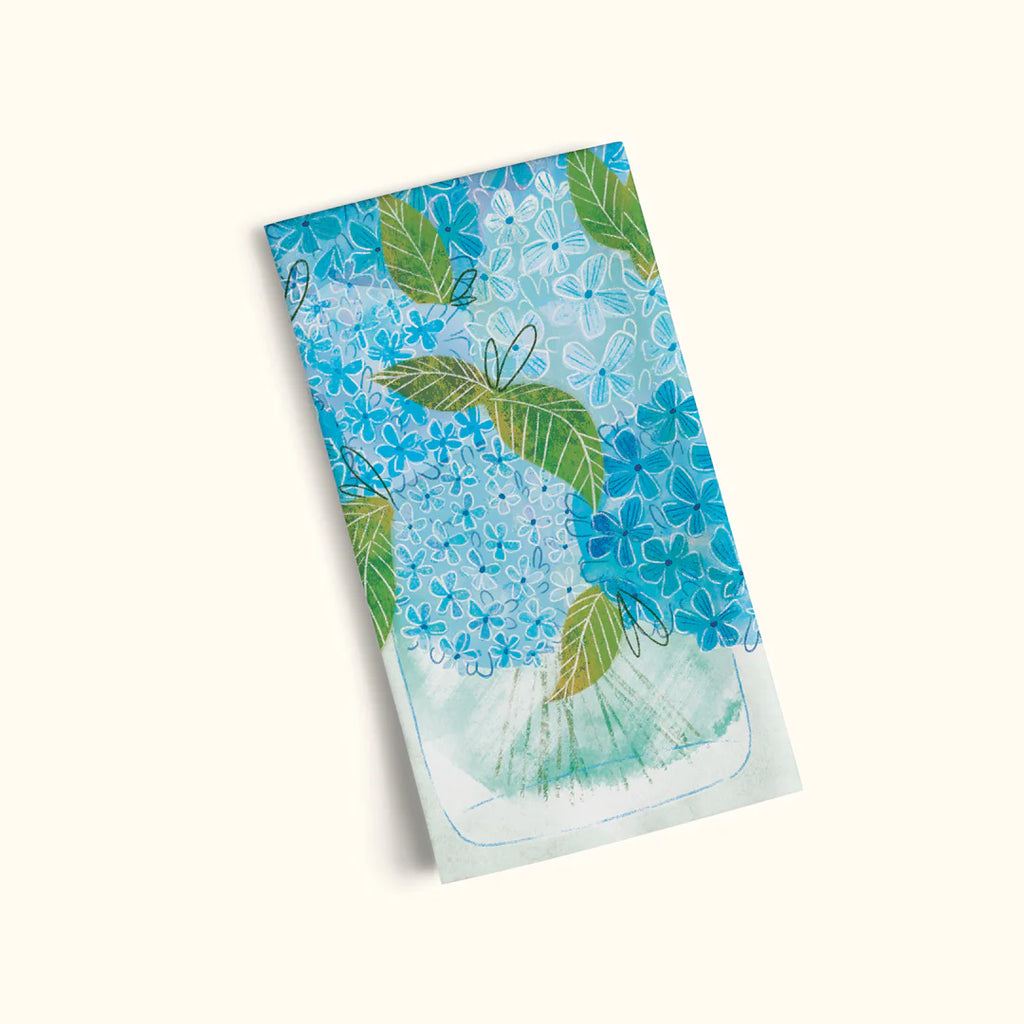 Blue Hydrangeas Tea Towel  Werkshoppe   