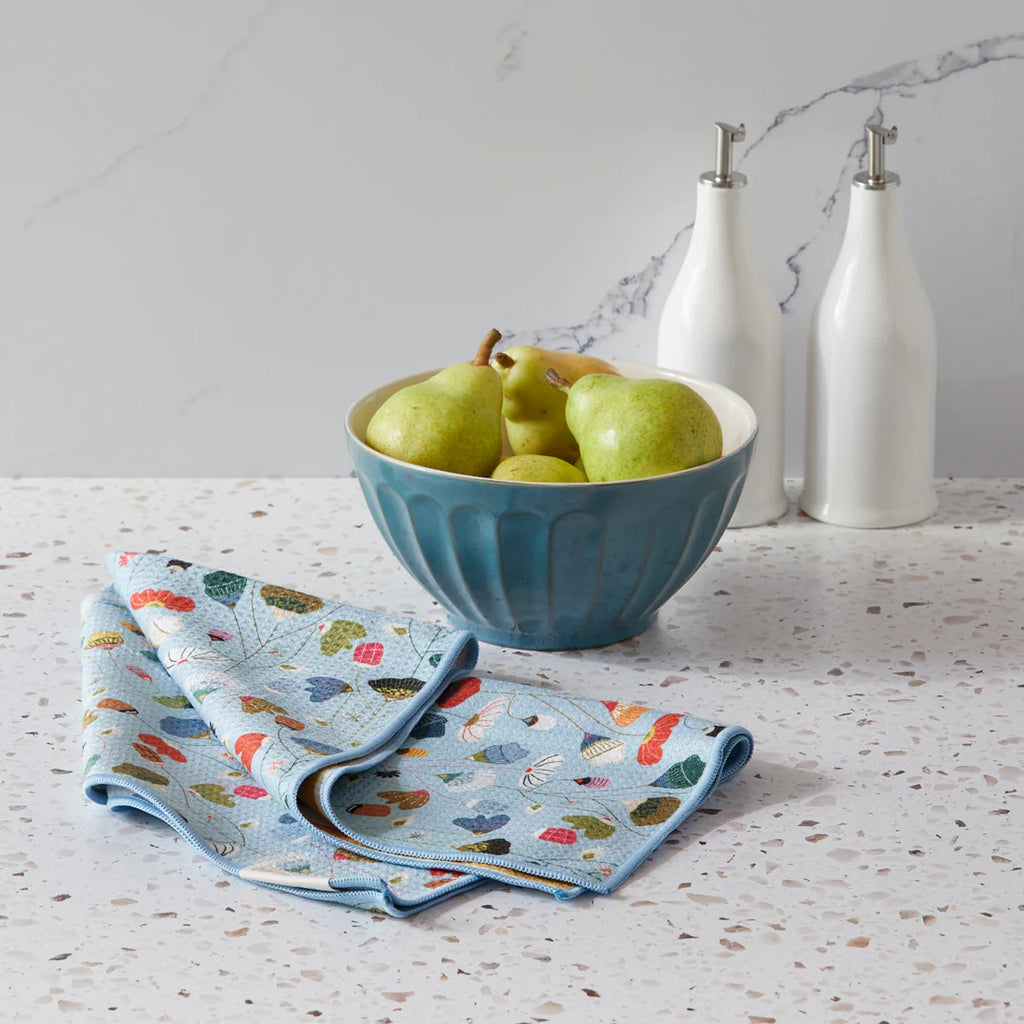 Floral Stems Kitchen Towel  Werkshoppe   