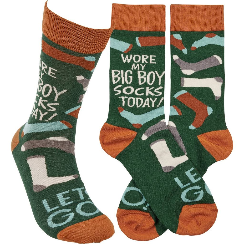 Wore My Big Boy Socks  Primitives by Kathy   