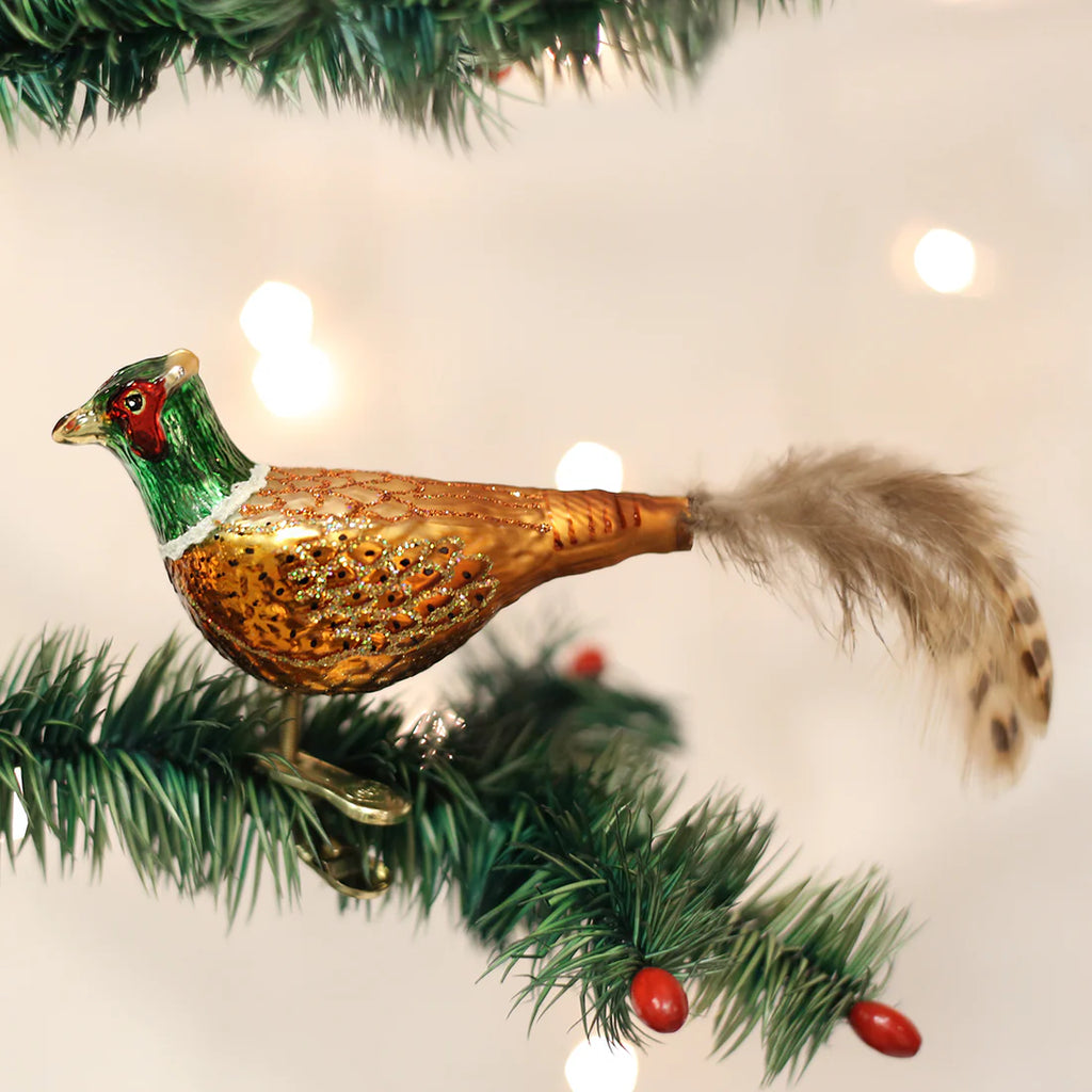 Pheasant Ornament  Old World Christmas   