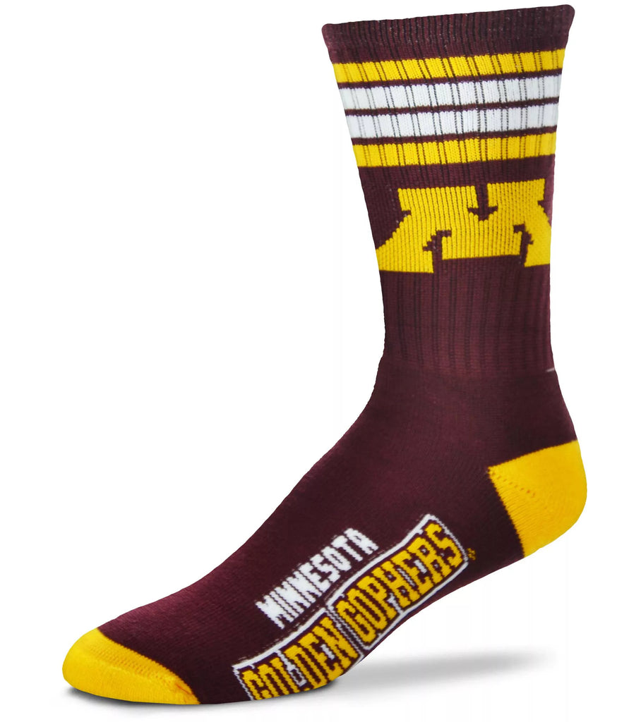 U of M Gopher Socks  For Bare Feet   