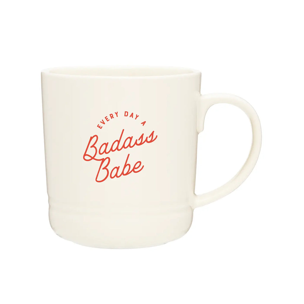 Badass Babe Coffee Mug  Ruff House Print Shop   