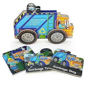 Garbage Truck Tales Roll Along Book Set  Cottage Door Press   