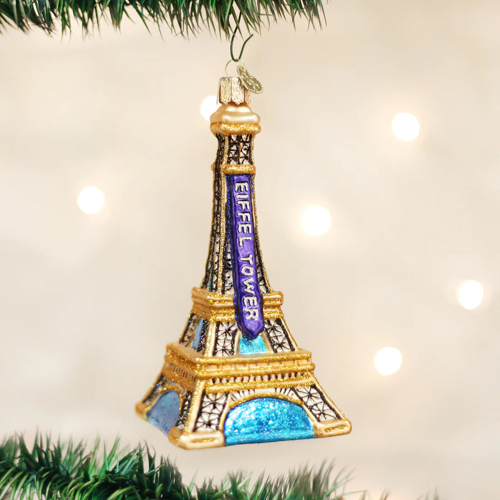 Eiffel Tower Ornament  Old World Christmas   