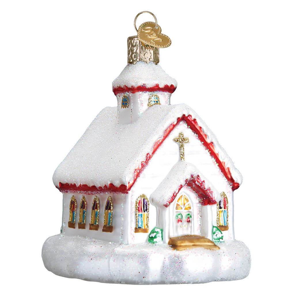 Country Church Ornament  Old World Christmas   