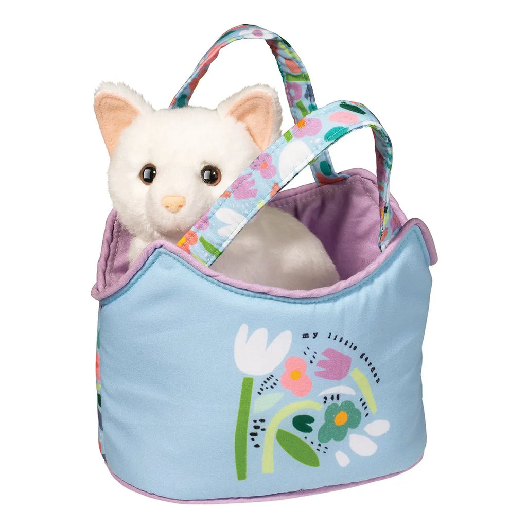 Sassy Pets Saks  Douglas Toys My Little Garden with White Cat  