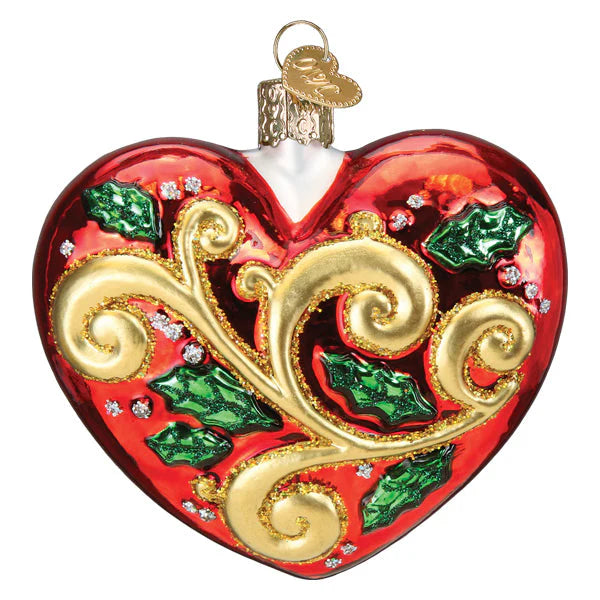 2024 First Christmas Heart Ornament  Old World Christmas   