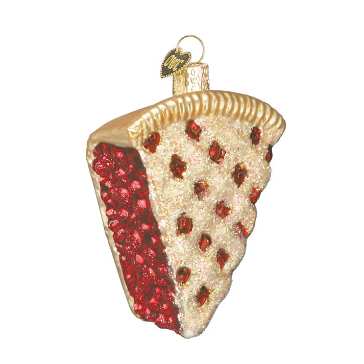 Piece of Cherry Pie Ornament  Old World Christmas   