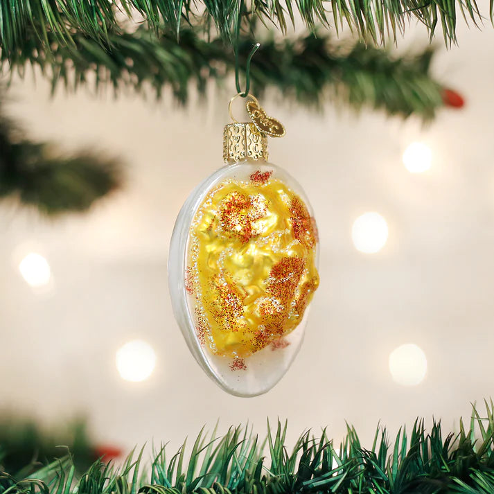 Deviled Egg Ornament  Old World Christmas   