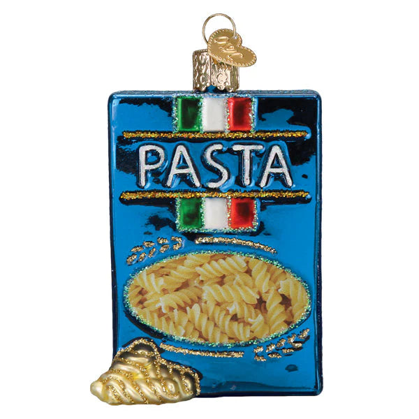 Box of Pasta Glass Ornament  Old World Christmas   