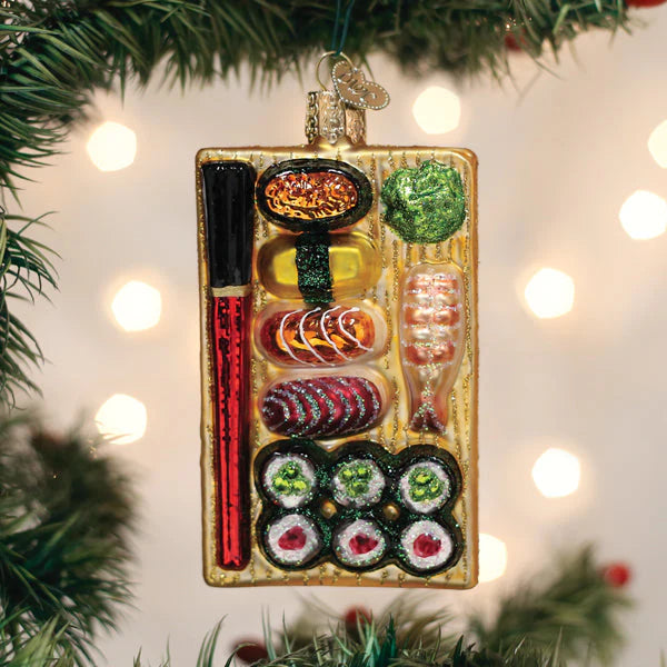 Sushi Platter Ornament  Old World Christmas   