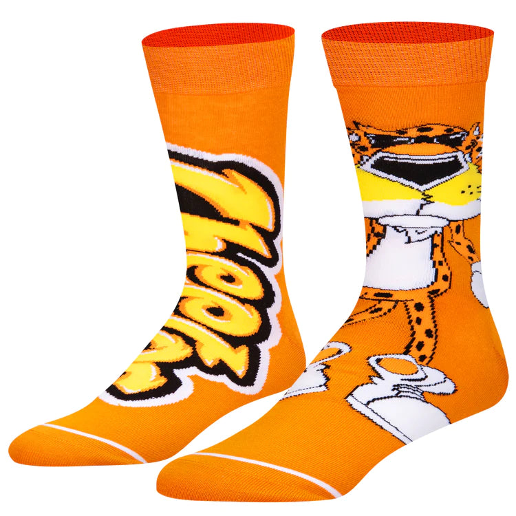 Food Themed Mens Crew Socks  Cool Sox Cheetos  