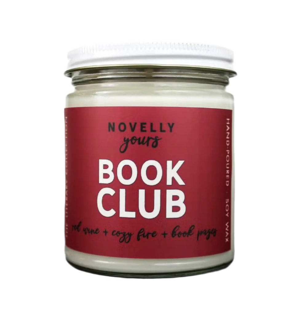 Book Club Candle  Novelly Yours Candles   