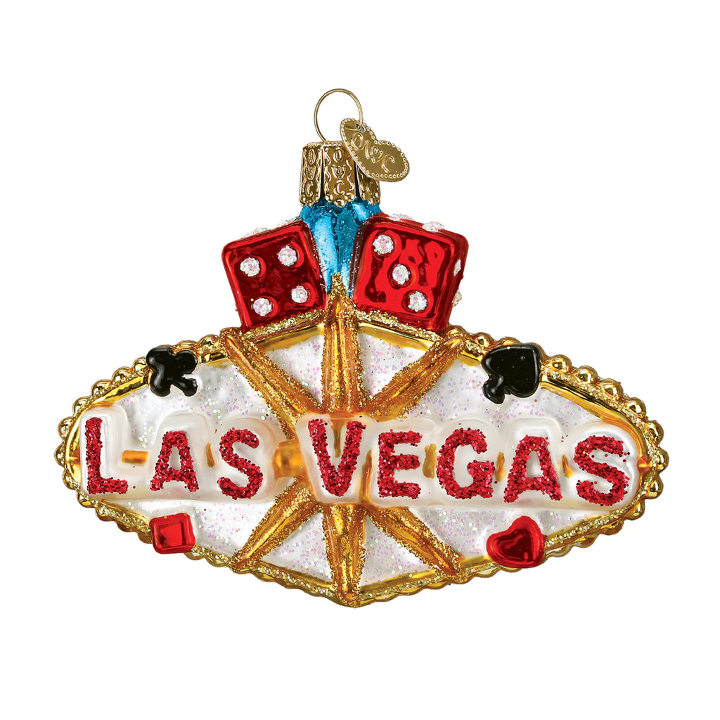 Las Vegas Sign Ornament  Old World Christmas   