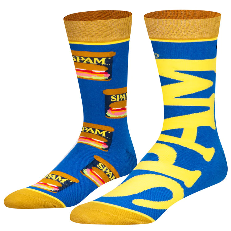 Food Themed Mens Crew Socks  Cool Sox Spam  