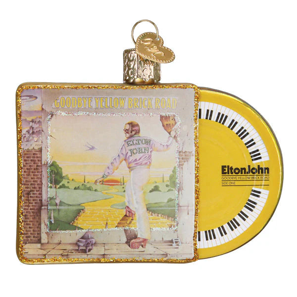 Goodbye Yellow Brick Road Album Ornament  Old World Christmas   