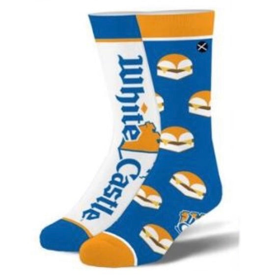 Food Themed Mens Crew Socks  Cool Sox White Castle  