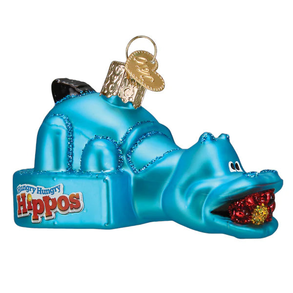 Hungry Hungry Hippos Ornament  Old World Christmas   