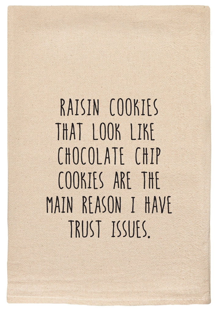 Raisin Cookies Tea Towel  Ellembee Gift   