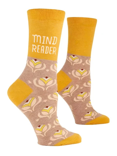 Mind Reader Women's Crew Socks  Blue Q   