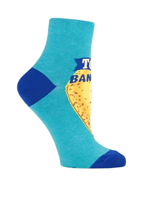 Top Banana Women's Ankle Socks  Blue Q   