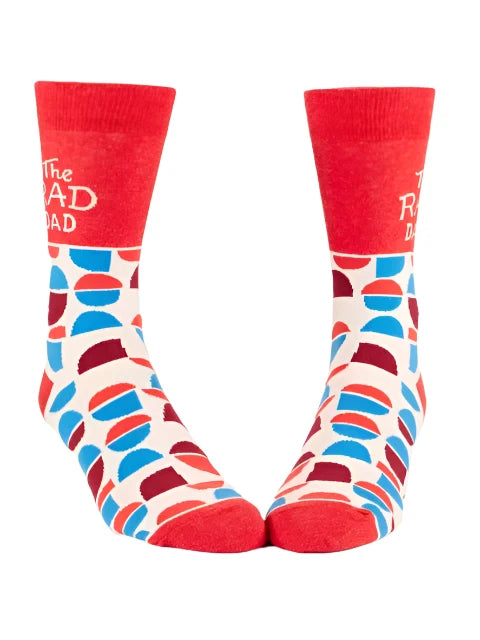 The Rad Dad Men's Socks  Blue Q   