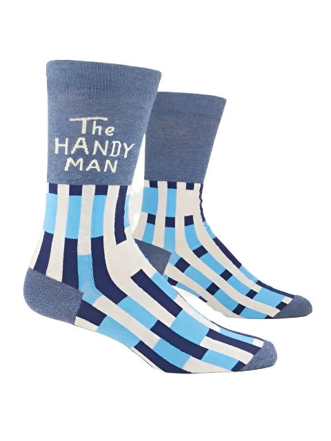 The Handyman Men's Socks  Blue Q   