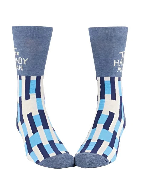 The Handyman Men's Socks  Blue Q   