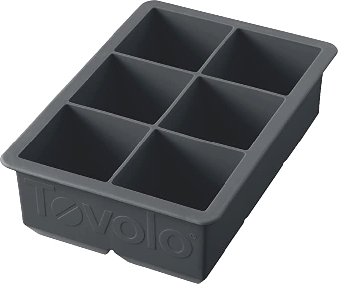 King Cube Ice Tray  Tovolo Charcoal  