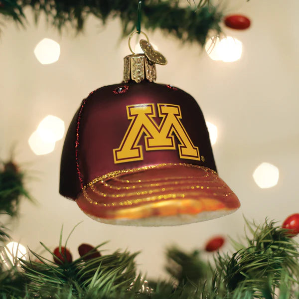 Minnesota Baseball Cap Ornament  Old World Christmas   