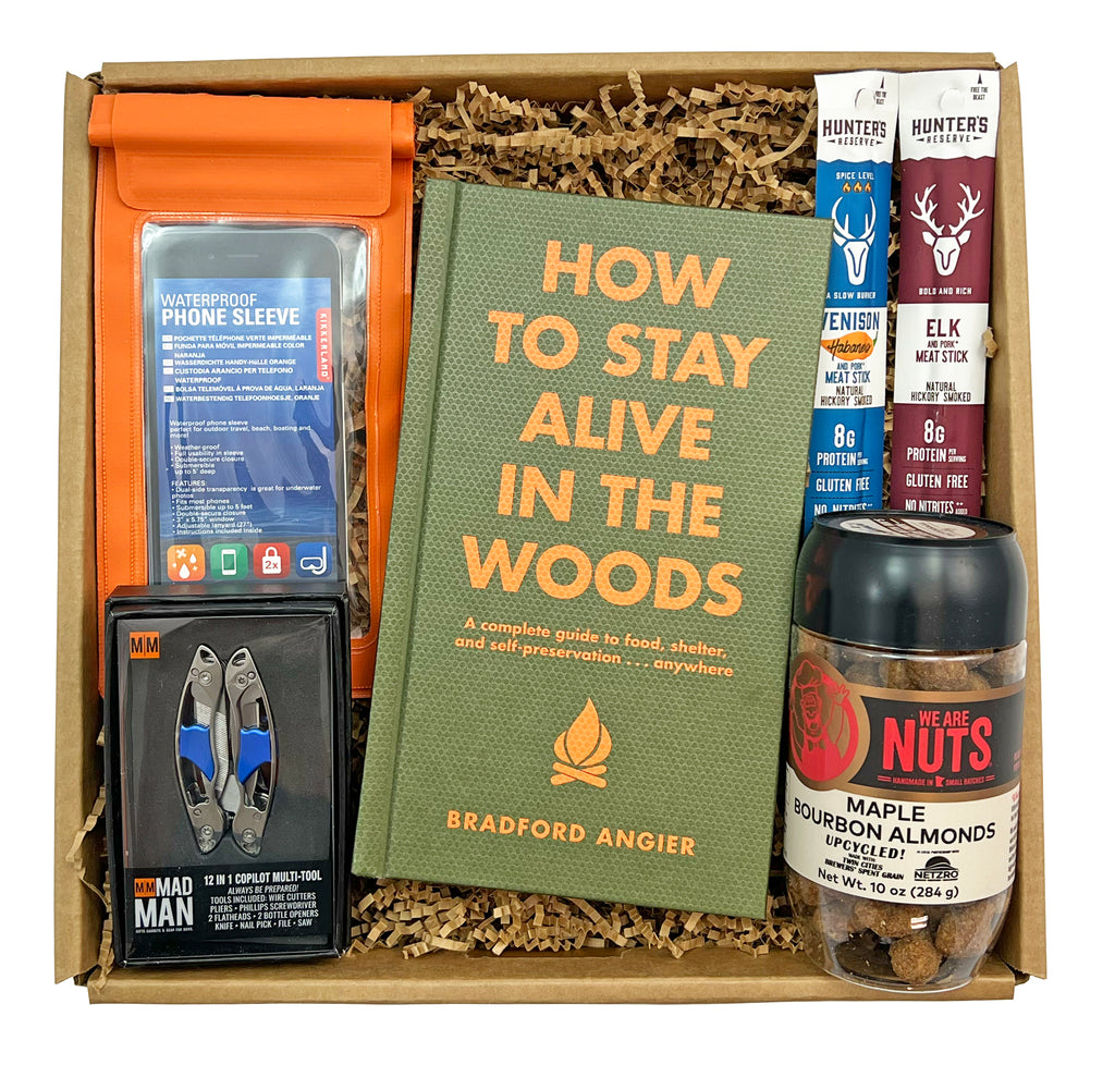 Men’s Survival Gift Box  GSM Gift Baskets   