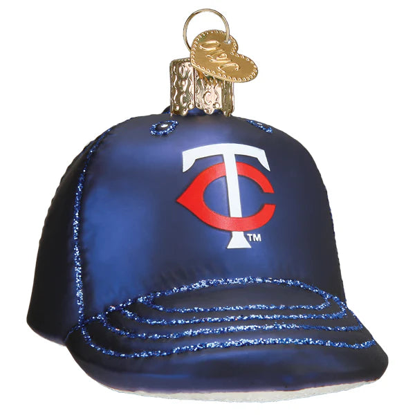 Twins Baseball Cap Ornament  Old World Christmas   