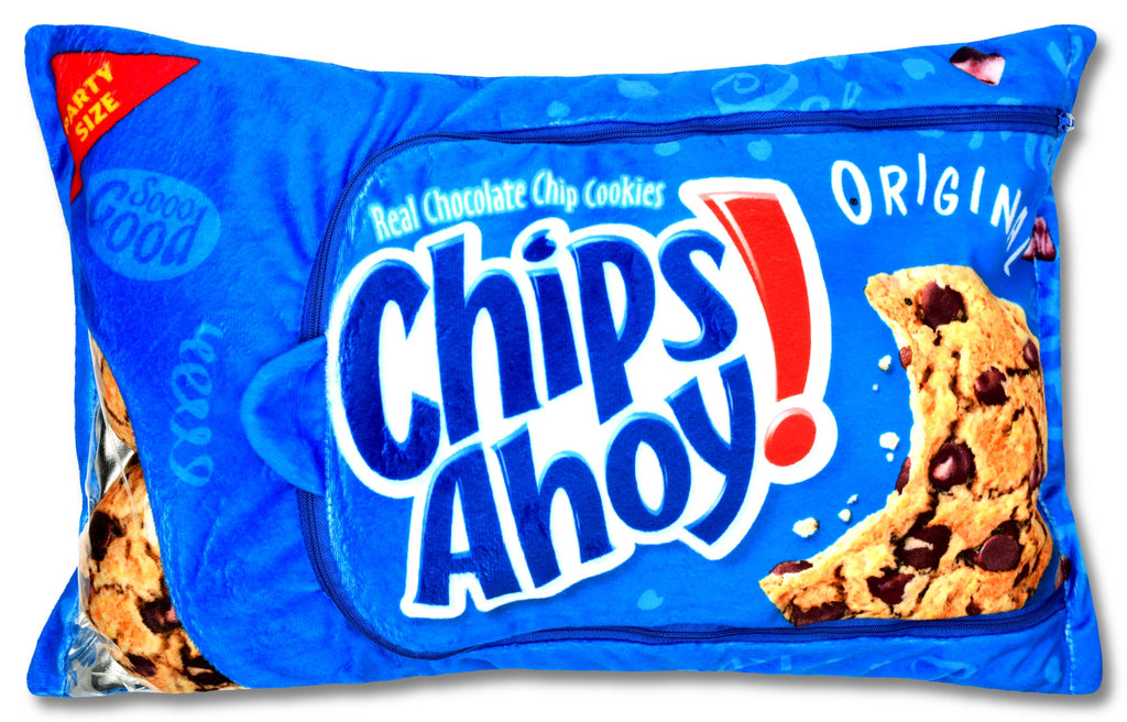 Chips Ahoy Packaging Plush  Iscream Packaging Fleece Plush  