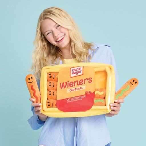 Oscar Mayer Wieners Packaging Plush  Iscream   