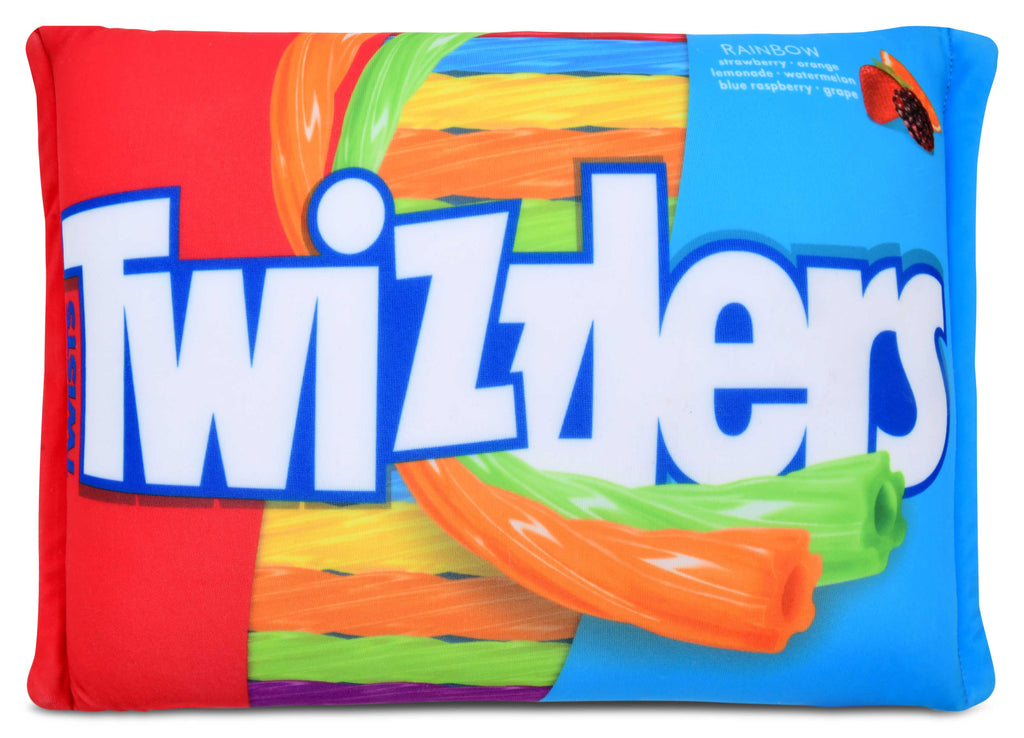 Twizzlers Packaging Plush  Iscream Rainbow Twizzlers Microbead Plush  