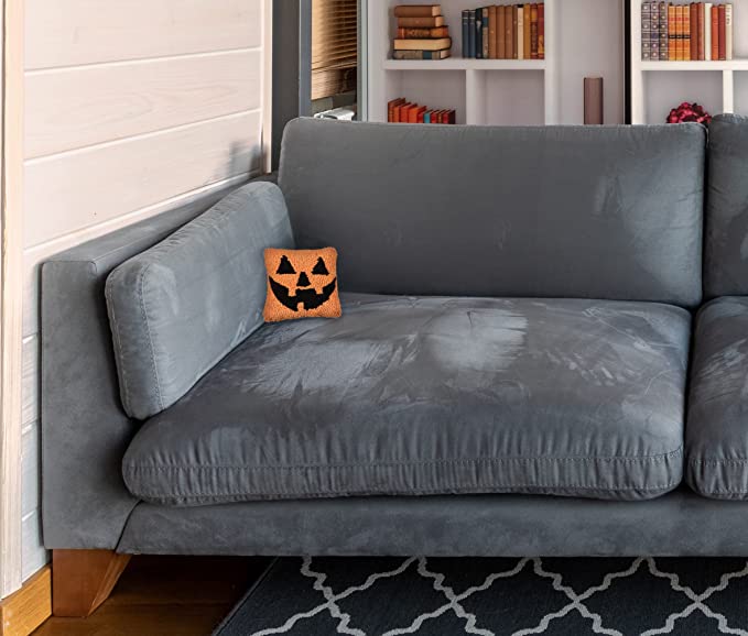 Jack-o-Lantern Pillow  C & F   