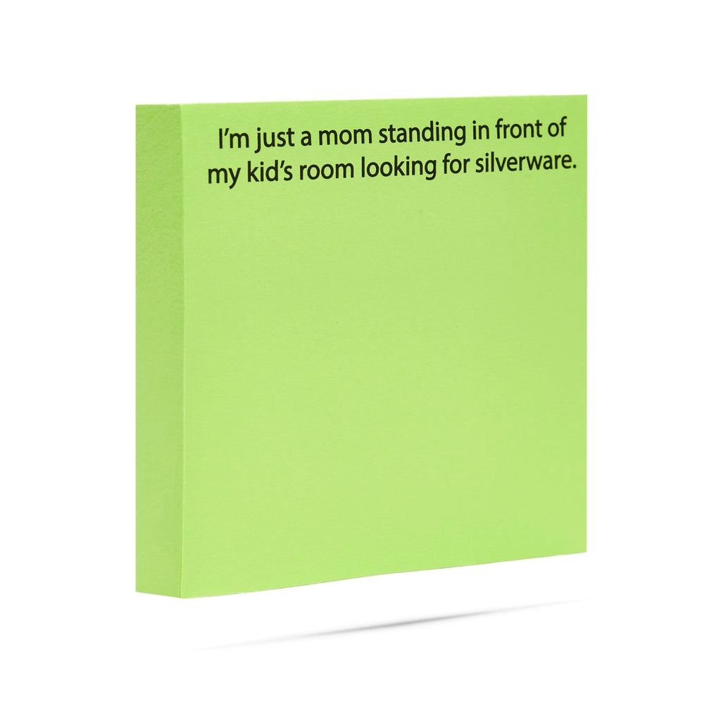 Mom Looking For Silverware Sticky Notes  Ellembee Gift   