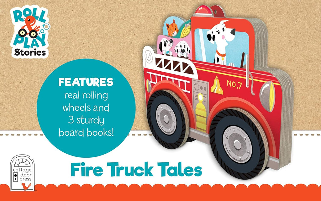 Fire Truck Tales Roll Along Book Set  Cottage Door Press   