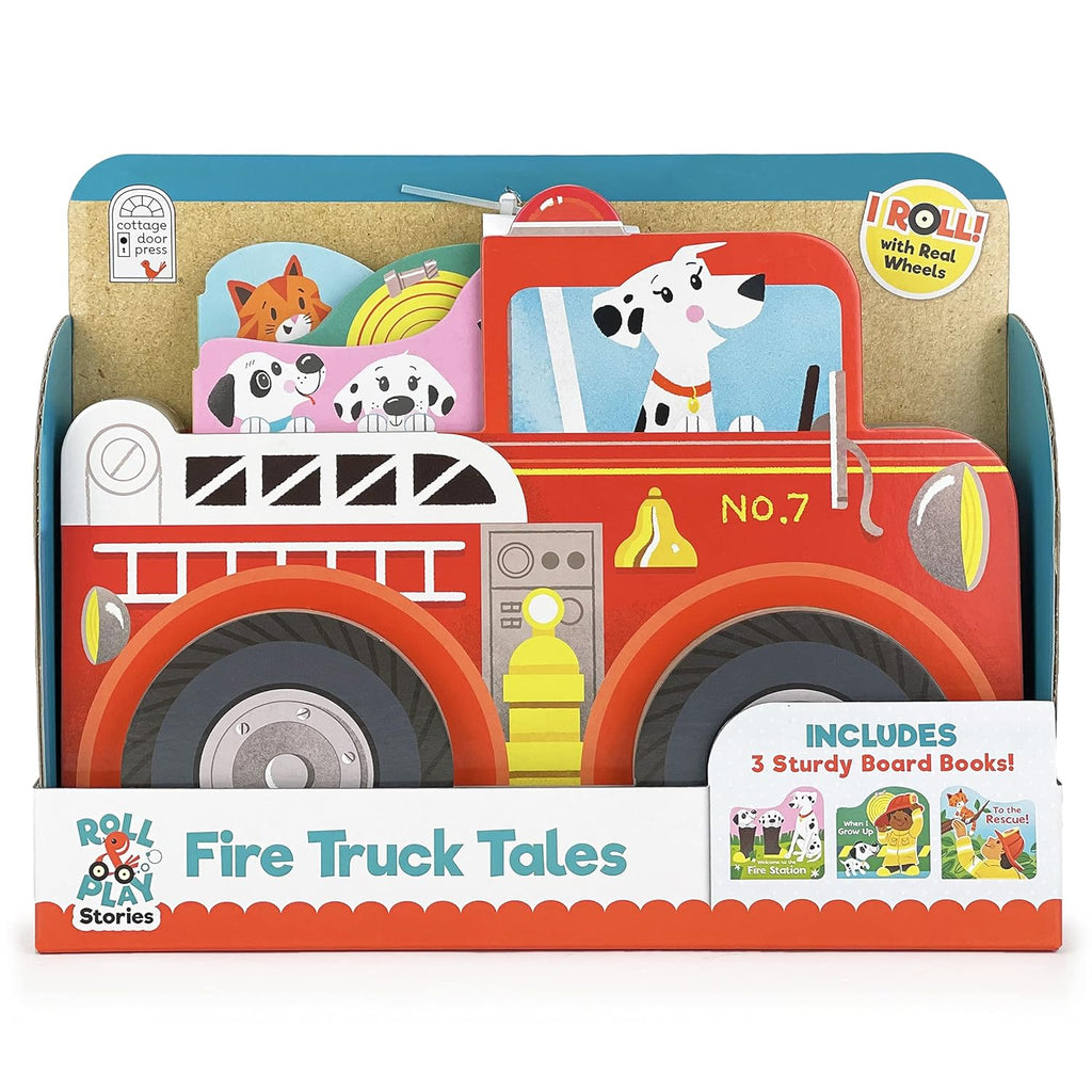 Fire Truck Tales Roll Along Book Set  Cottage Door Press   