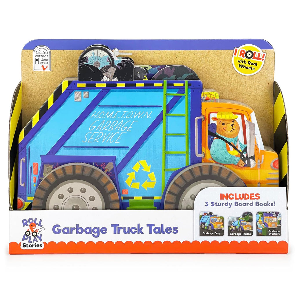 Garbage Truck Tales Roll Along Book Set  Cottage Door Press   