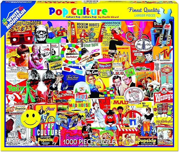 Pop Culture Puzzle  White Mountain Puzzles   