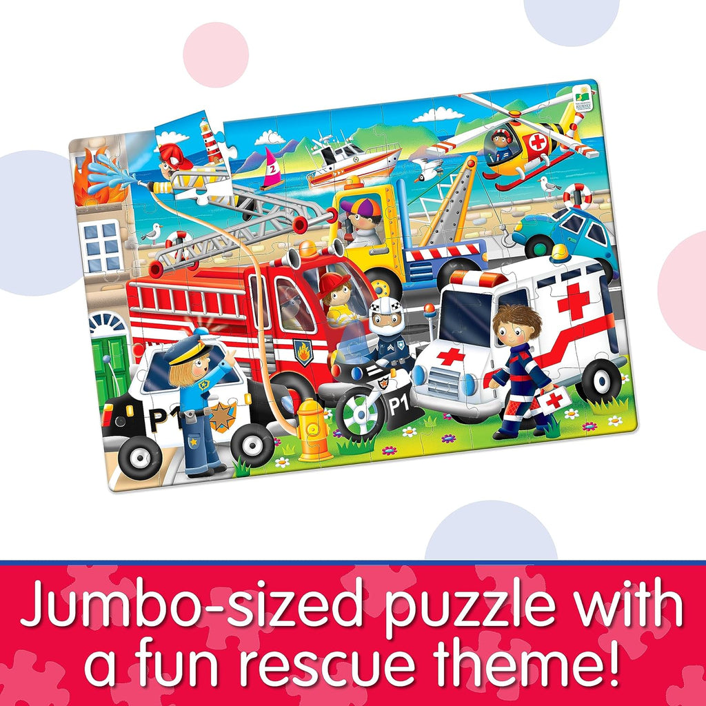 Emergency Rescue Jumbo Floor Puzzle  University Games   