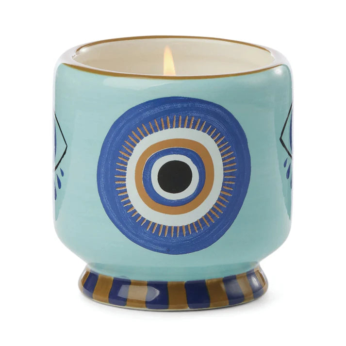 Handpainted "Eye" Ceramic Candle or Boxed Matches  Paddywax   