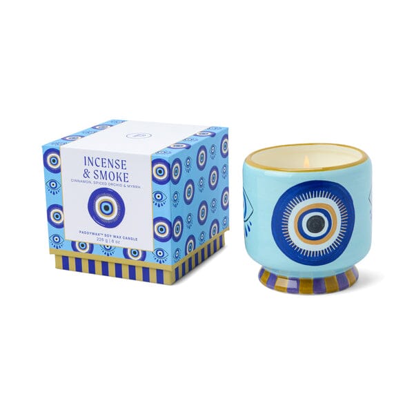 Handpainted "Eye" Ceramic Candle or Boxed Matches  Paddywax   