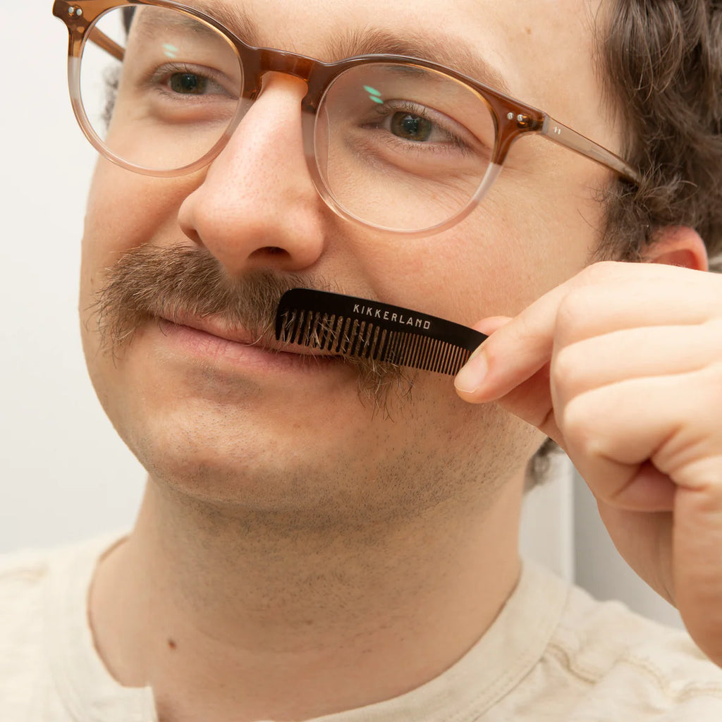 Mini Mustache Comb  Kikkerland   