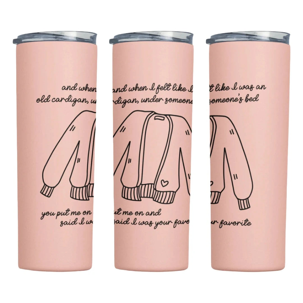 Taylor Swift Cardigan Tumbler  Lucky Mfg Co   